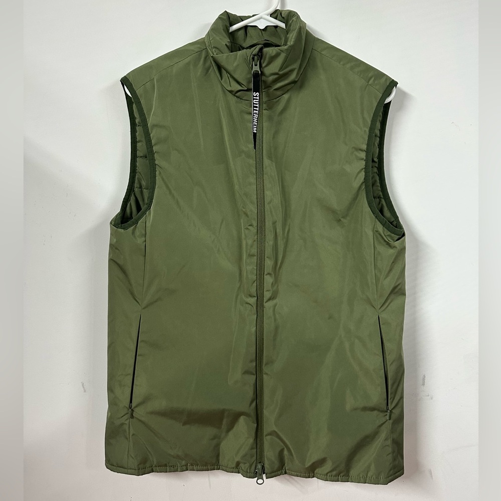 Stutterheim Raincoat Men's Vest Waterproof Size XS Green Stockholm